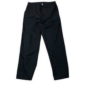 Men's Dress Pants Size 32x29 [Measured] Straight Leg Relaxed Workwear Classic Bl